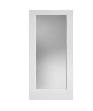 Frosted Glass One Panel Door