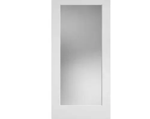 Frosted Glass One Panel Door