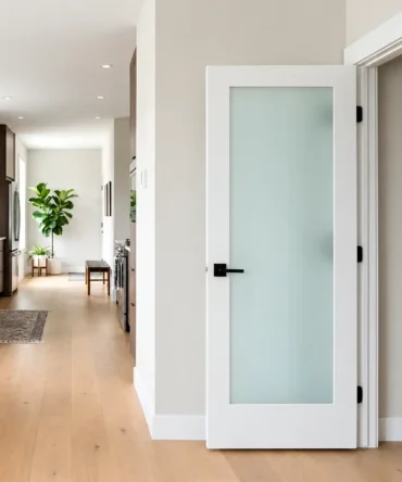 Frosted Glass Door