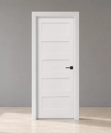 5 Panel shaker solid core interior door
