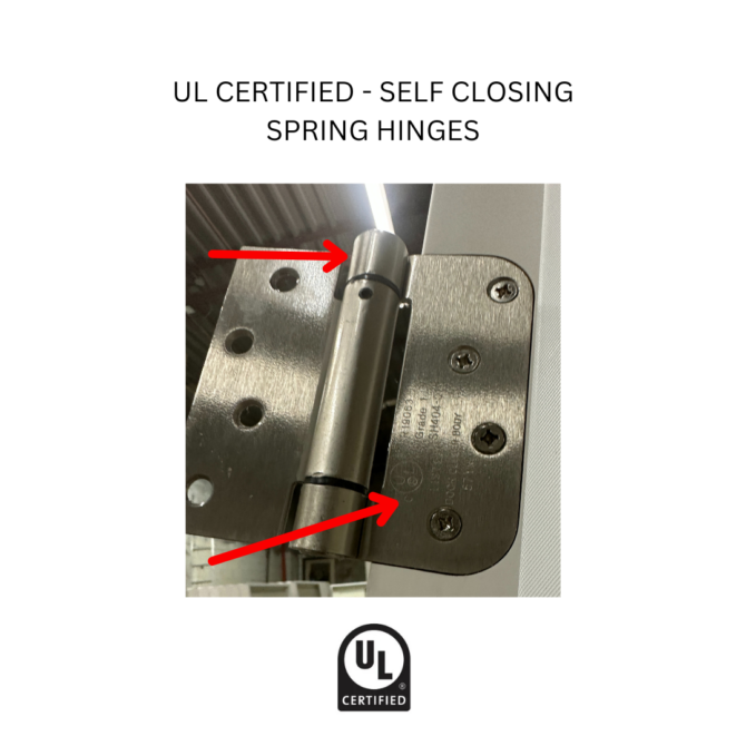 Ul certified spring hinges. self closing hinges. Fire rated hinges ul certified. Fire rated hinges