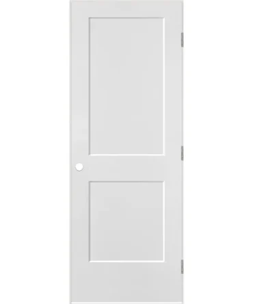 Two Panel Shaker interior door - Fire rated interior door - 20 minutes with 2 self closing hinges.