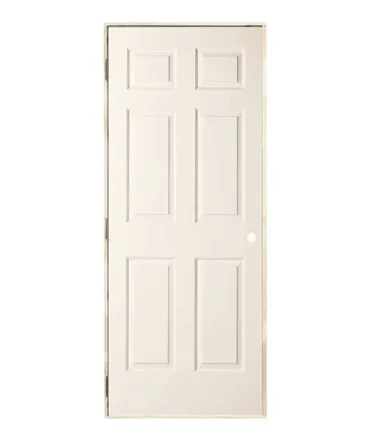 6 panel - fire rated jeldwen interior door. 20 minutes fire rated door