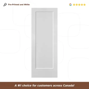 One Panel interior door, 1 panel door, Lincoln Park Hollow Core Smooth Interior Door Slab