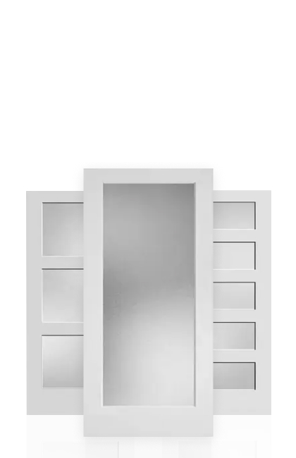 Frosted Glass Door