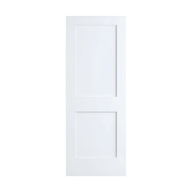 Two panel shaker door - 2 panel door - shaker interior door