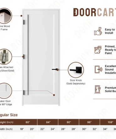Solid Core Door 1 Panel