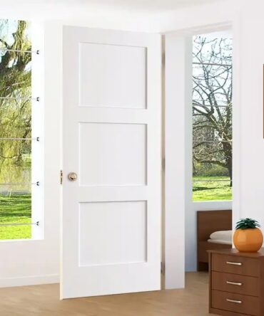 3 panel door - shaker three panel prehung door