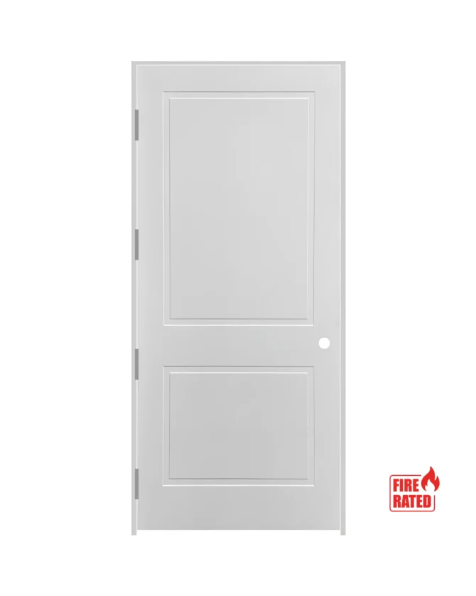 32 in x 96 in 2 Panel Fire Rated Interior Door – 20 Minute