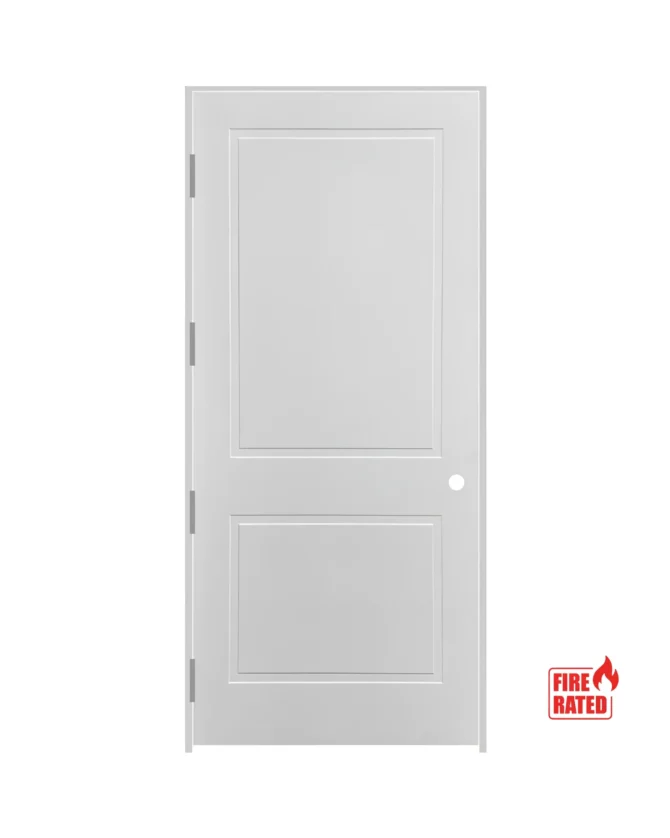 32 in x 96 in 2 Panel Fire Rated Interior Door – 20 Minute