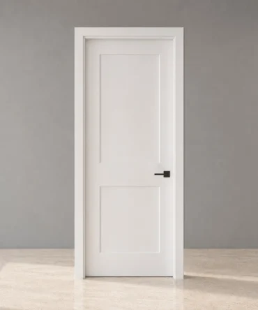 Two Panel Prehung French Hollow Core Door