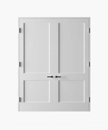 Solid 2 panel french door - closet door