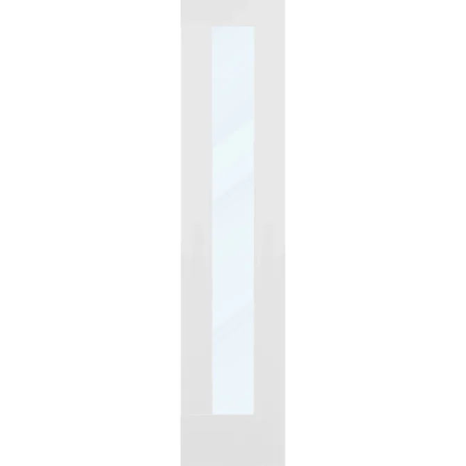 1 Panel Solid Core Door (Clear Glass)