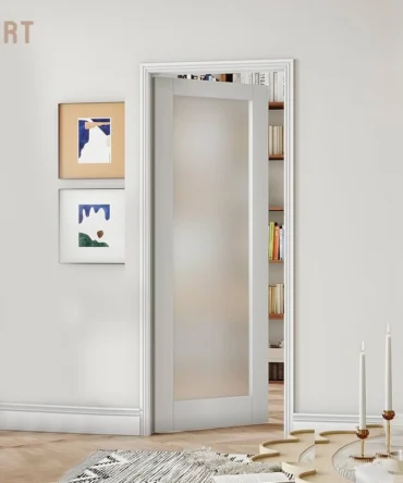 Frosted Glass Door