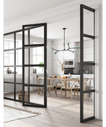 clear glass door - soho