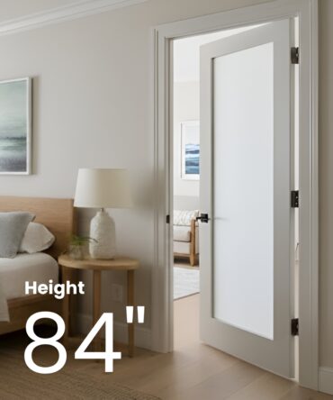 84 inches glass door - frosted glass