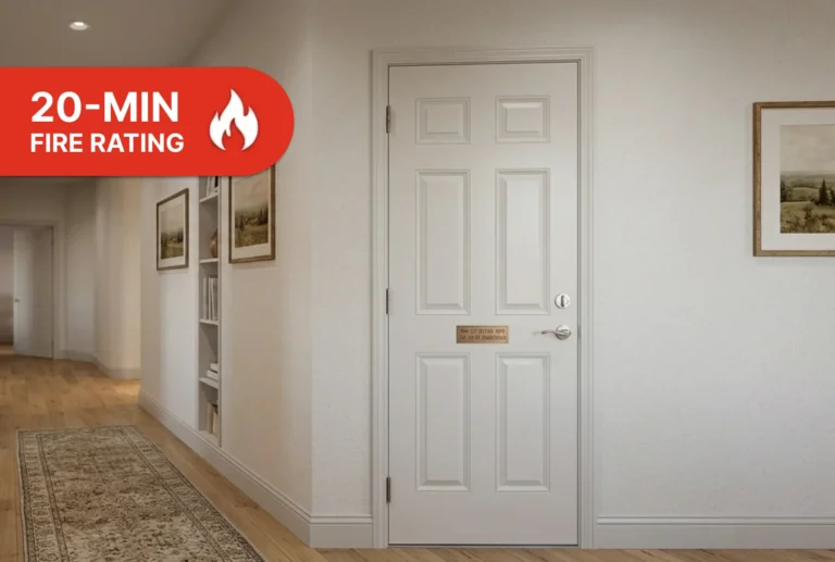 Garage fire rated door